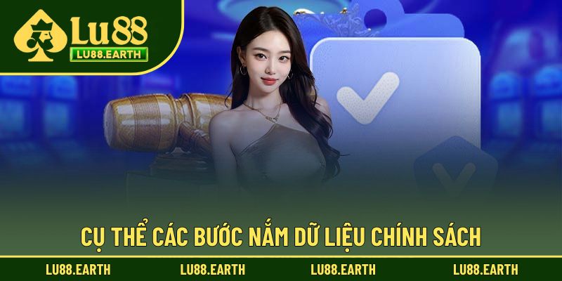 Cụ thể các bước nắm dữ liệu chính sách