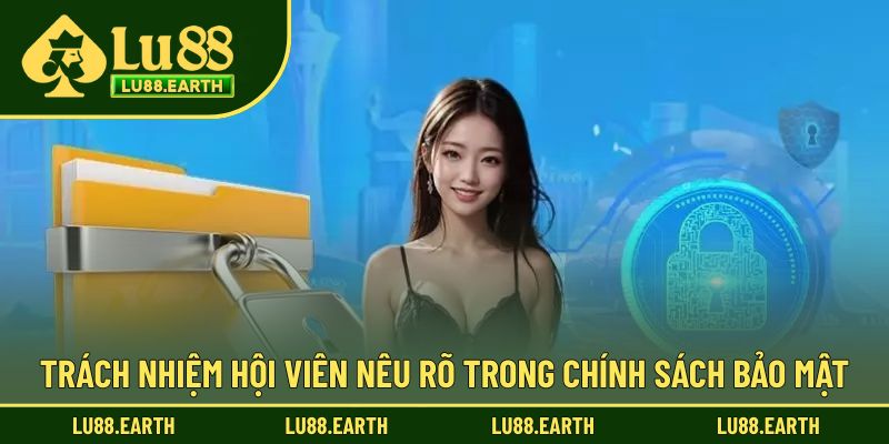 Trách nhiệm hội viên nêu rõ trong chính sách bảo mật