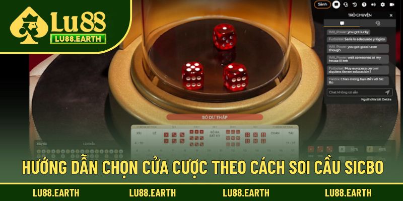 Hướng dẫn chọn cửa trong cách soi cầu sicbo