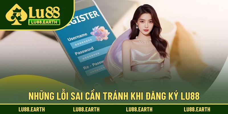 Sai lầm cần tránh khi thực hiện tạo tài khoản Lu88