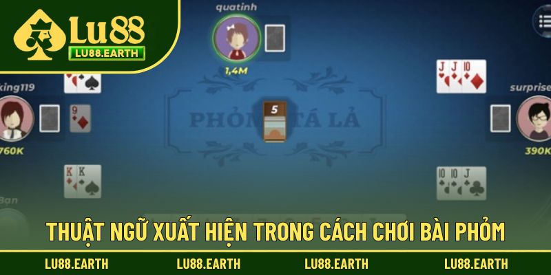 Thuật ngữ quan trọng trong mỗi ván chơi bài